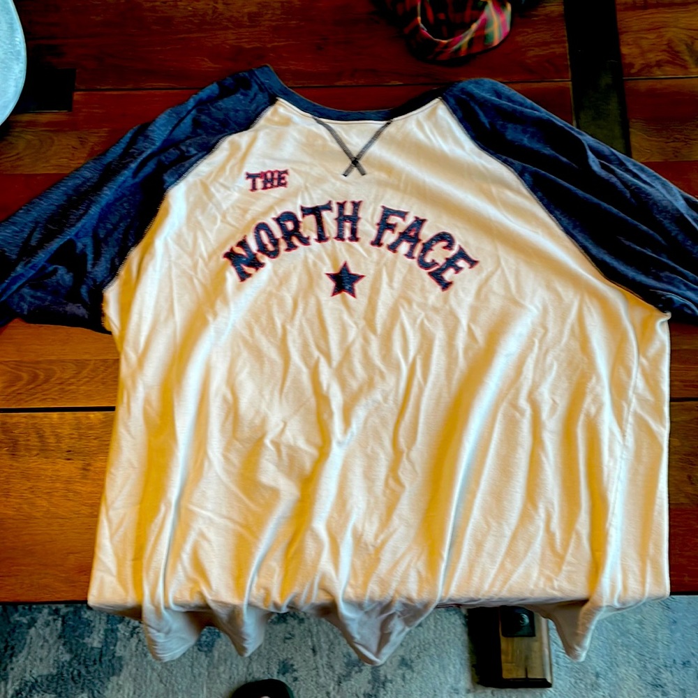 North Face baseball shirt